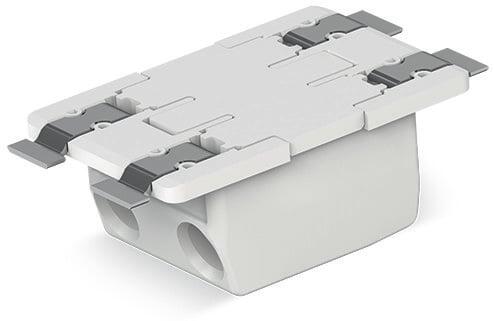 穿板式 SMD PCB 接线端子; 0.75 mm²; 焊针间距 6.5 mm; 2极; Push-in CAGE CLAMP®; 采用卷装带式包装; 0,75 mm²; 白色