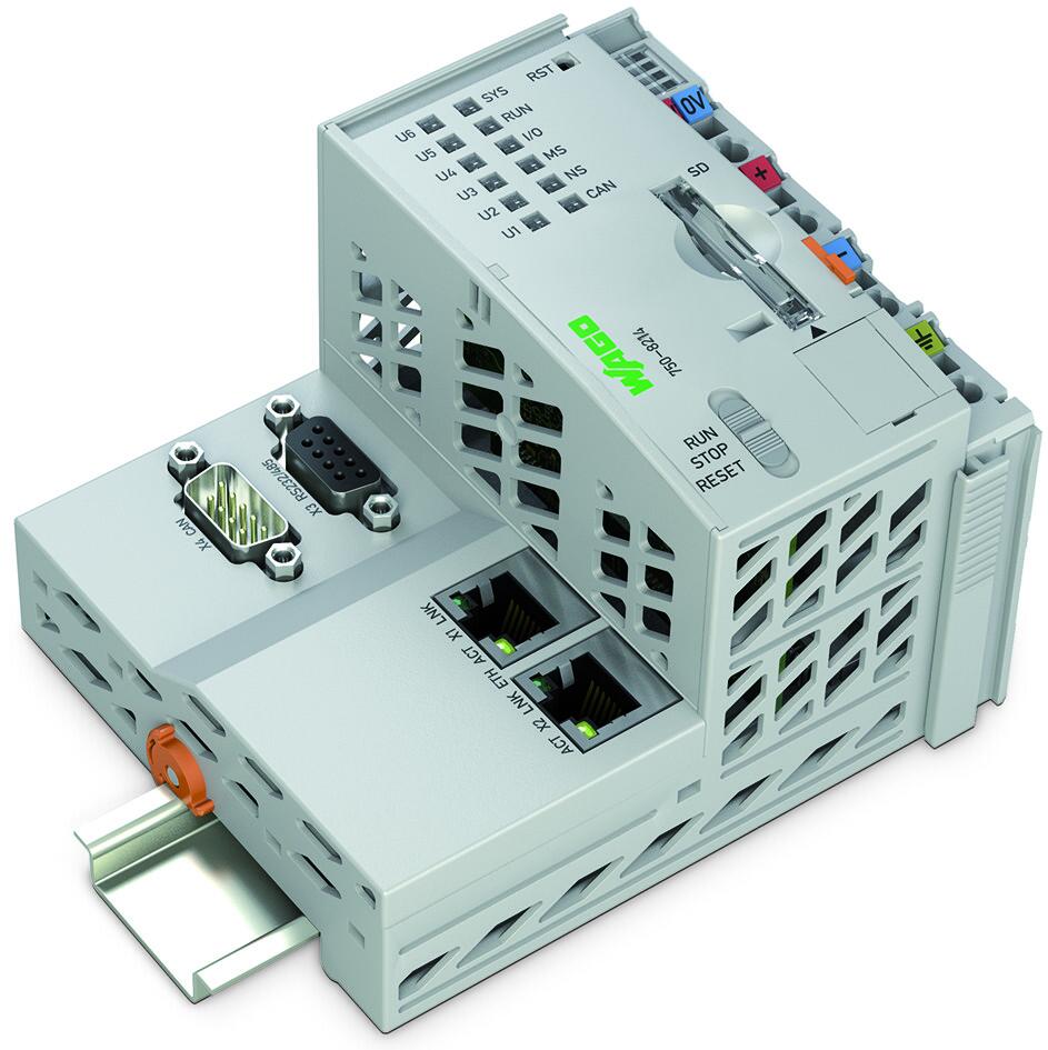 PFC200控制器; 第2代; 2 x ETHERNET, RS-232/-485, CAN, CANopen