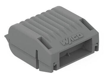 胶盒; 分支; 适于电缆; 带有凝胶; 221系列; 最大6 mm²连接器; 不带导线连接器; Size 1; 灰色
