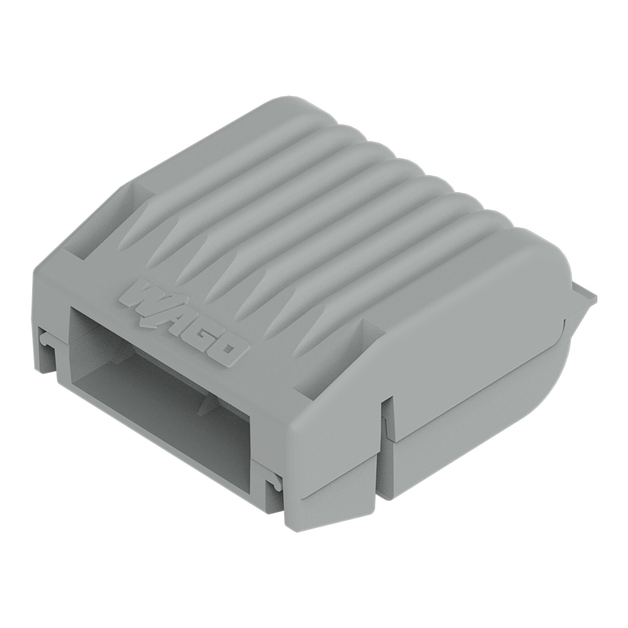 胶盒; 分支; 适于电缆; 带有凝胶; 221, 2x73 系列; 最大4 mm²连接器; 不带导线连接器; Size 1; 灰色