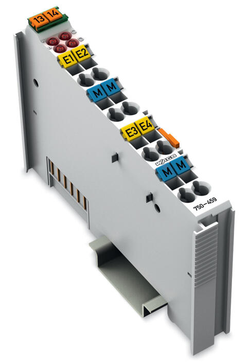 4通道模拟量输入; 0 ... 10 VDC; 单端输入