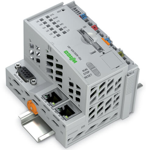PFC200控制器; 2 x ETHERNET, RS-232/-485; 远动技术; 扩展的温度范围